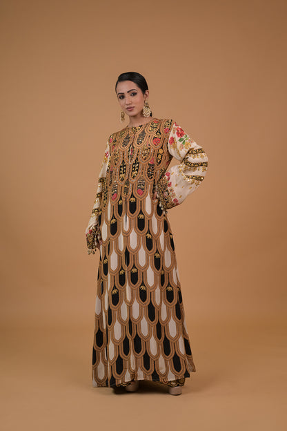 Mehr Angoori Panelled Kurta Set