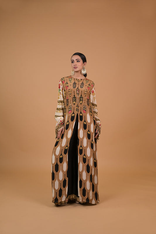 Mehr Angoori Panelled Kurta Set