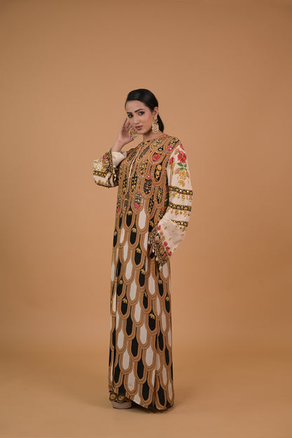 Mehr Angoori Panelled Kurta Set