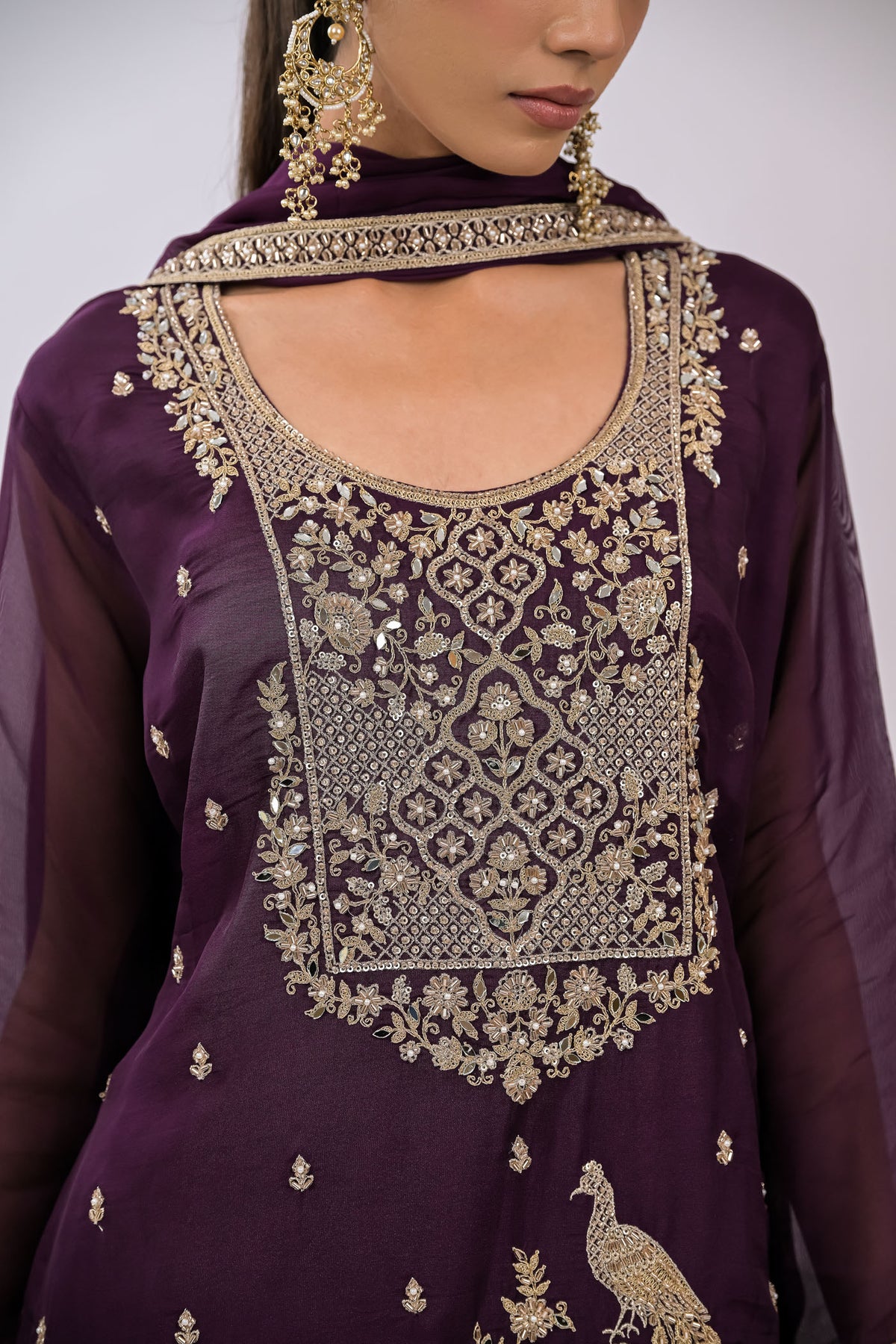 Zariya Embellished Sharara Set
