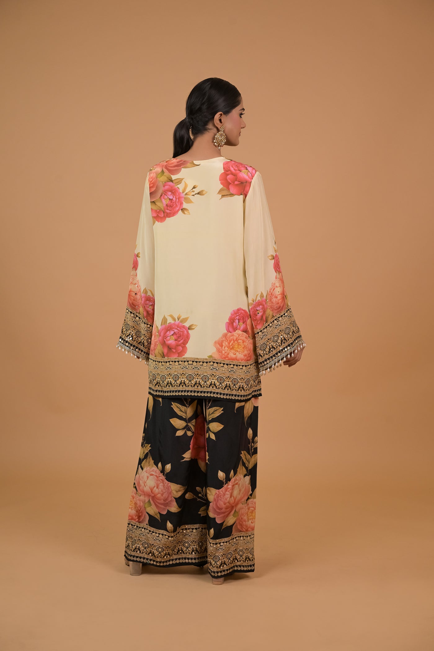 Gulnaar Ivory Kurta Set