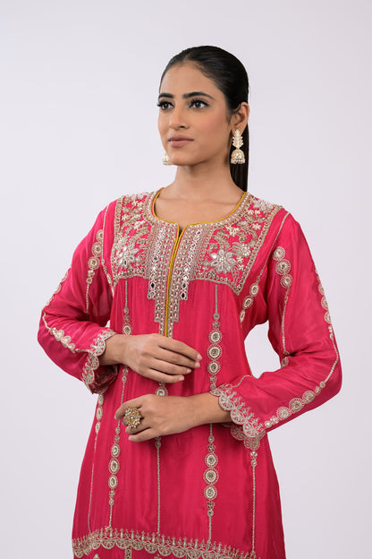 Gulbahaar Embroidered Kurta Set with Dupatta