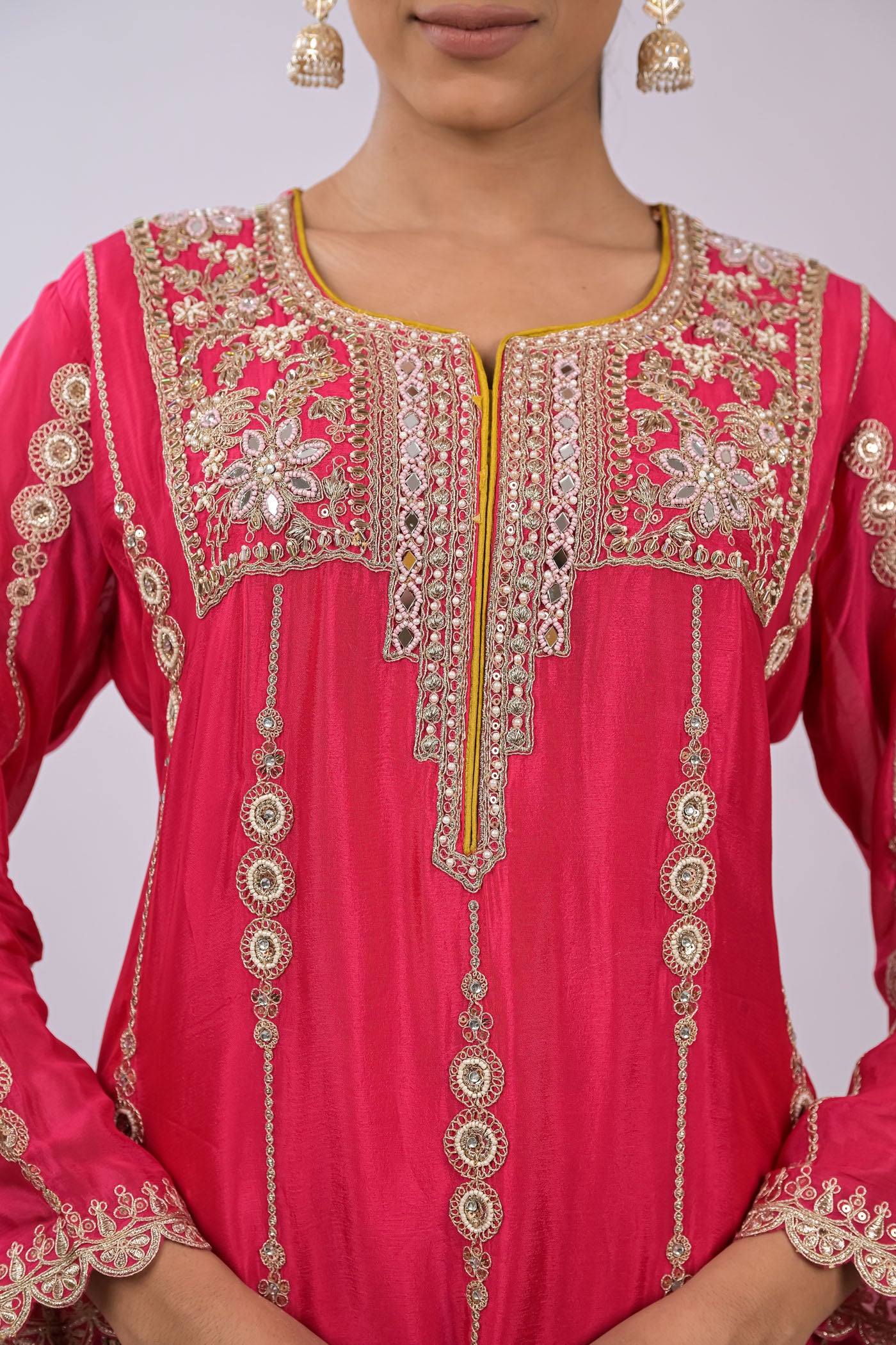 Gulbahaar Embroidered Kurta Set with Dupatta