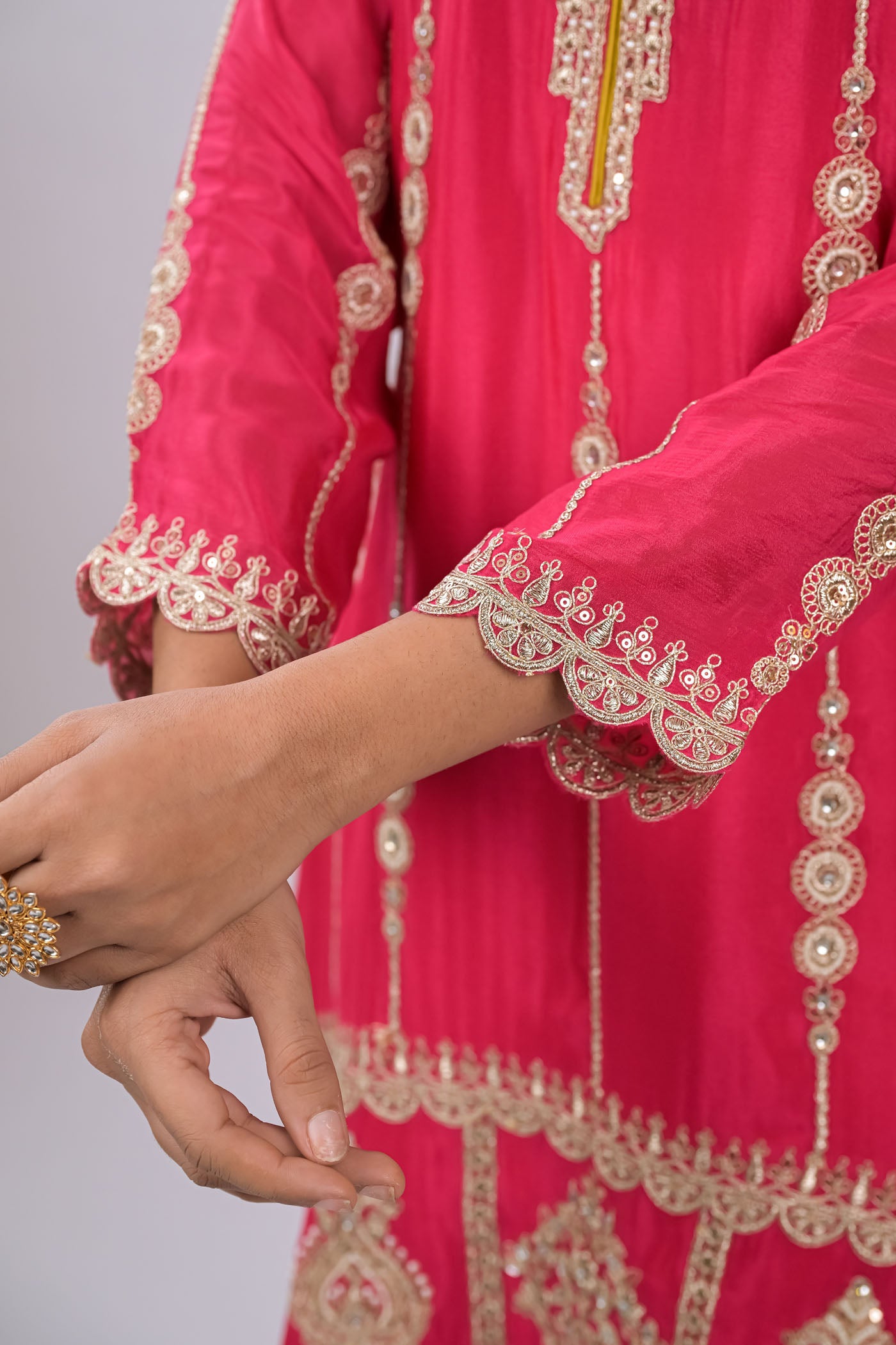 Gulbahaar Embroidered Kurta Set with Dupatta