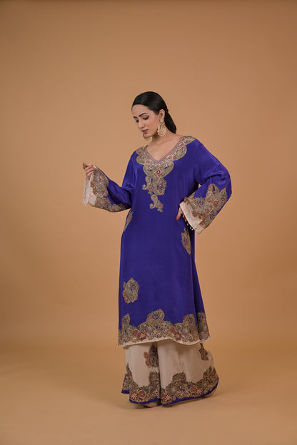 Zaria Sheesha Festive Kurta Set