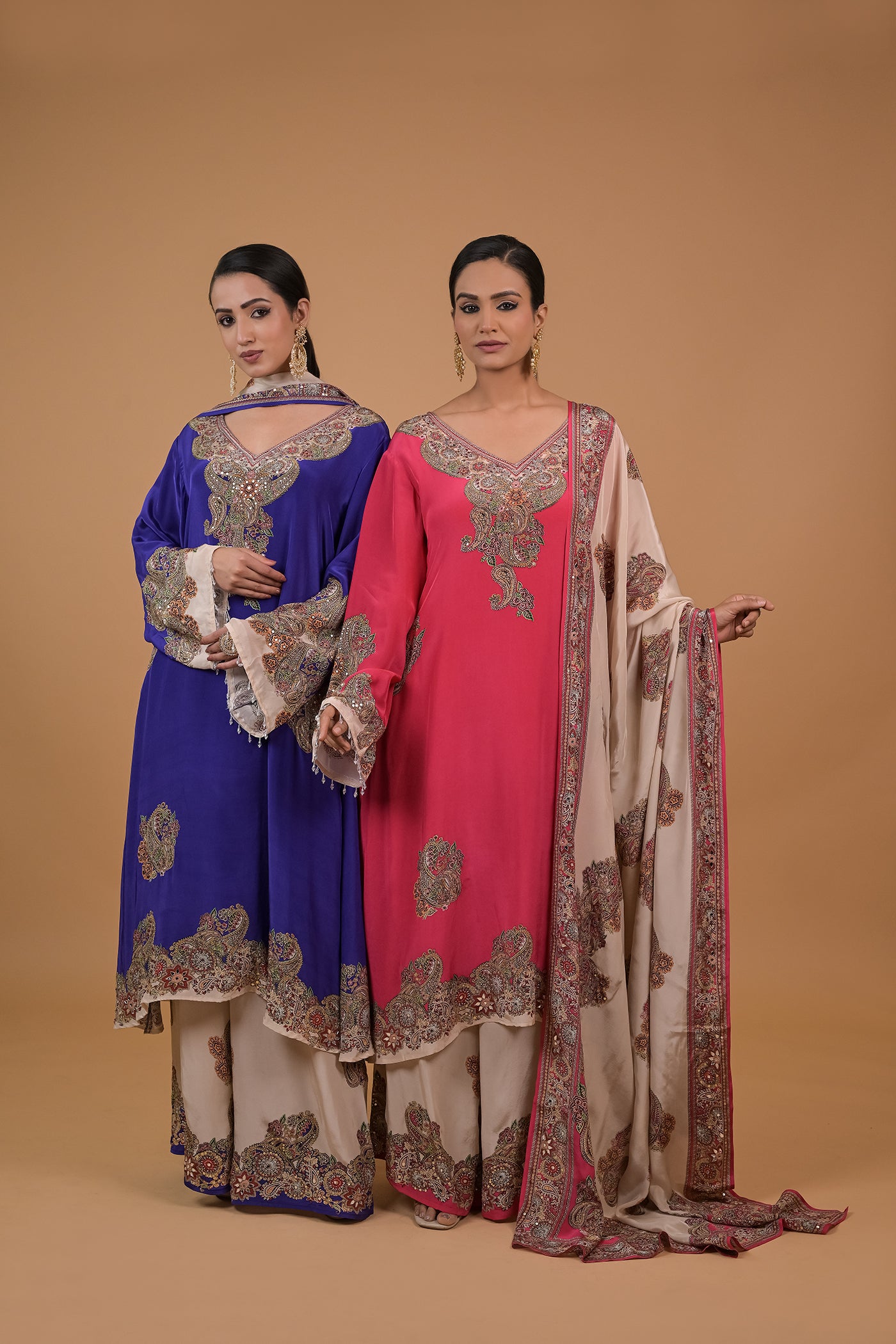 Zaria Sheesha Festive Kurta Set