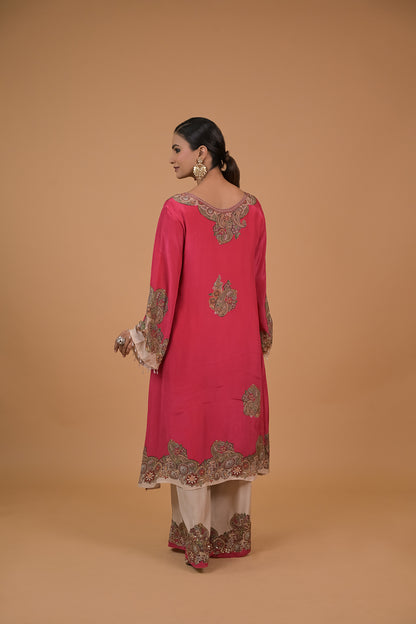 Zaria Sheesha Festive Kurta Set