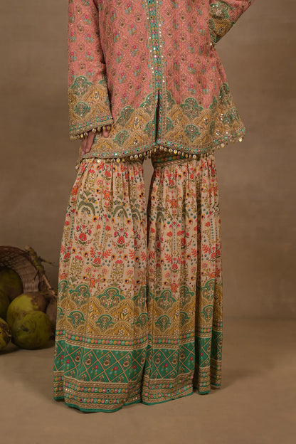 Zarmina Emerald Printed Kurta Set