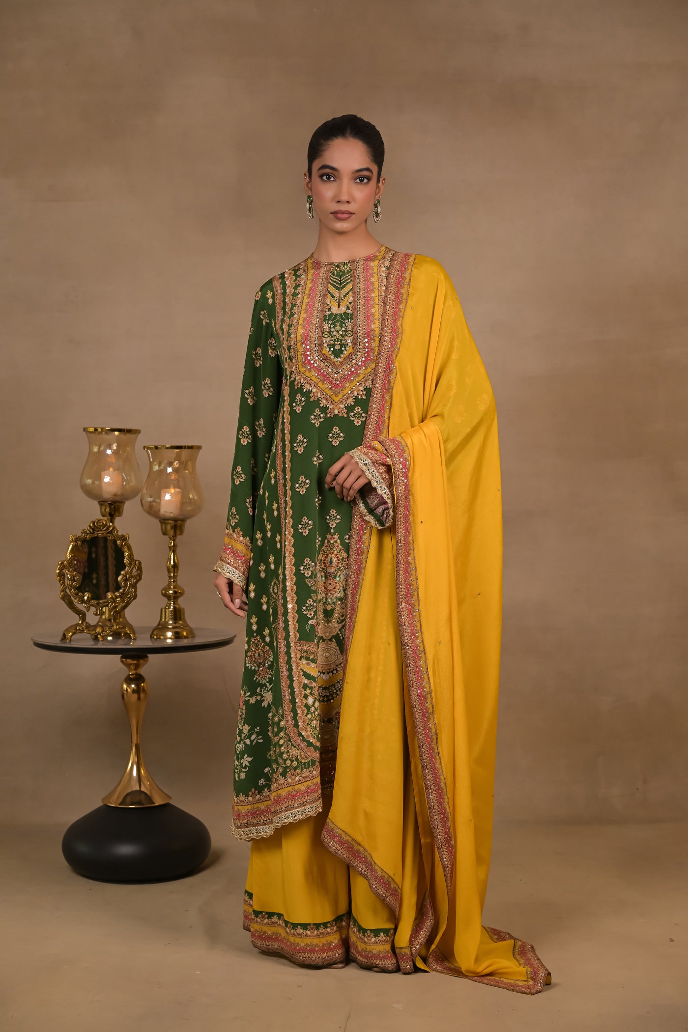 Zarmina Emerald Kurta Set