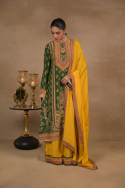 Zarmina Emerald Kurta Set