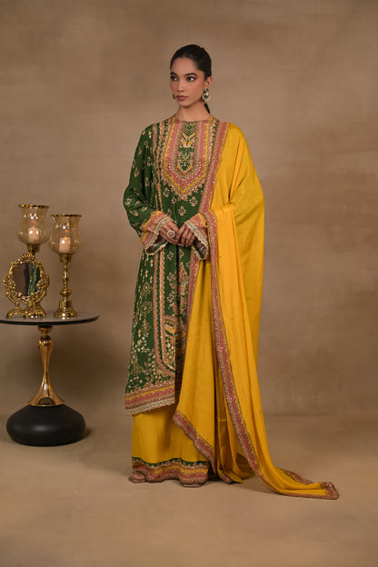 Zarmina Emerald Kurta Set