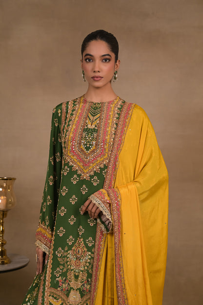 Zarmina Emerald Kurta Set