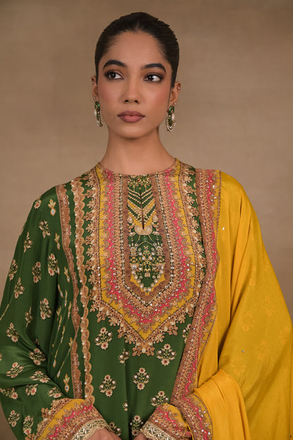 Zarmina Emerald Kurta Set