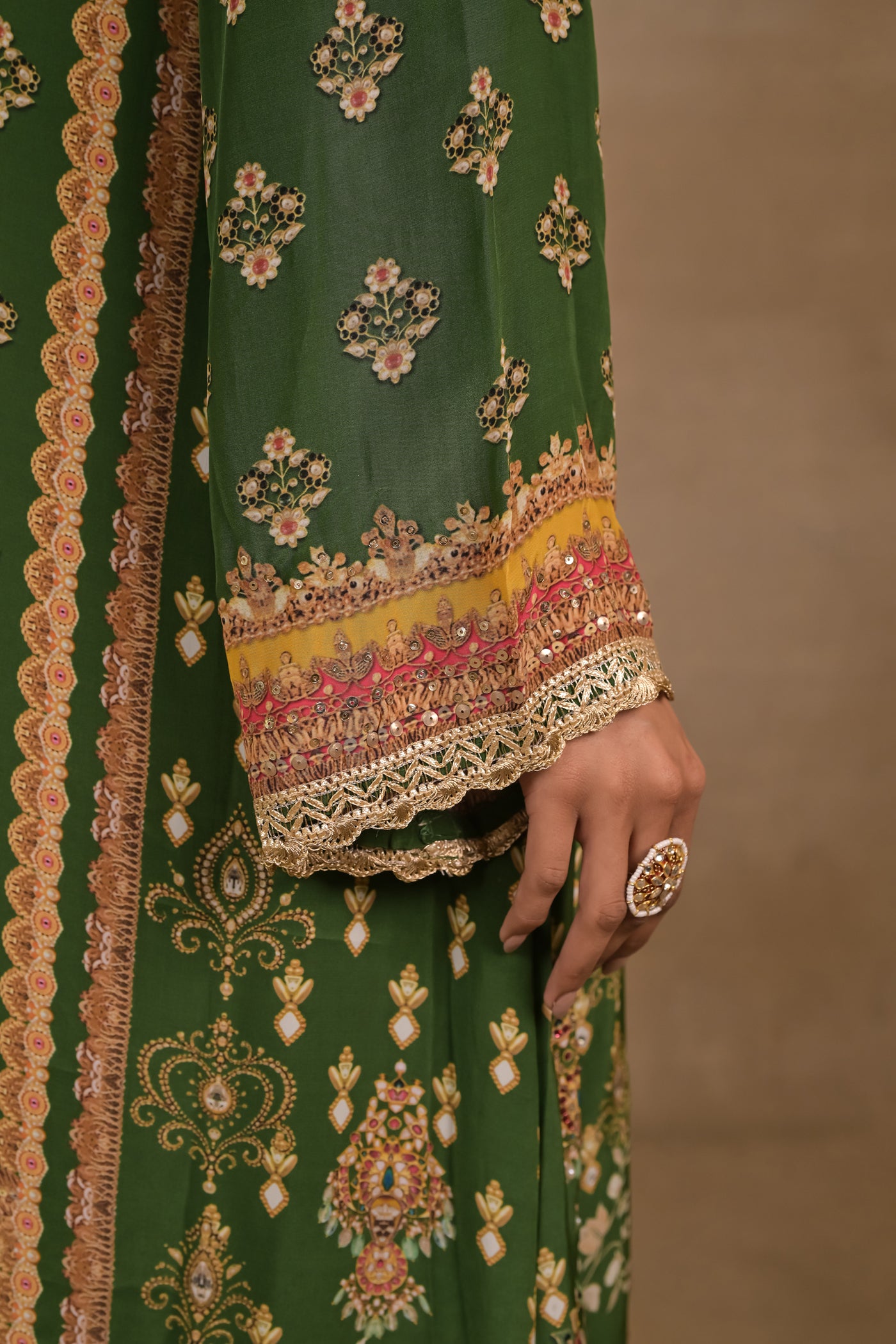 Zarmina Emerald Kurta Set