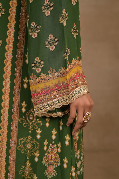 Zarmina Emerald Kurta Set