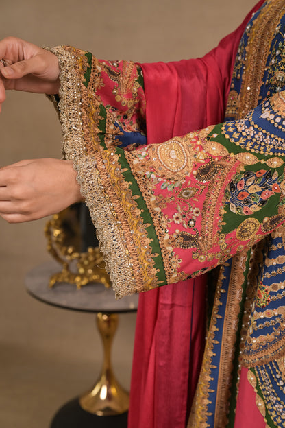 Zarmina Royal Fusion Jacket Set