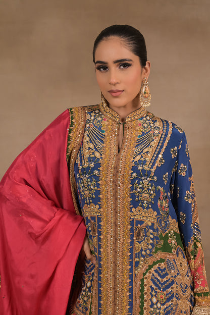 Zarmina Royal Fusion Jacket Set