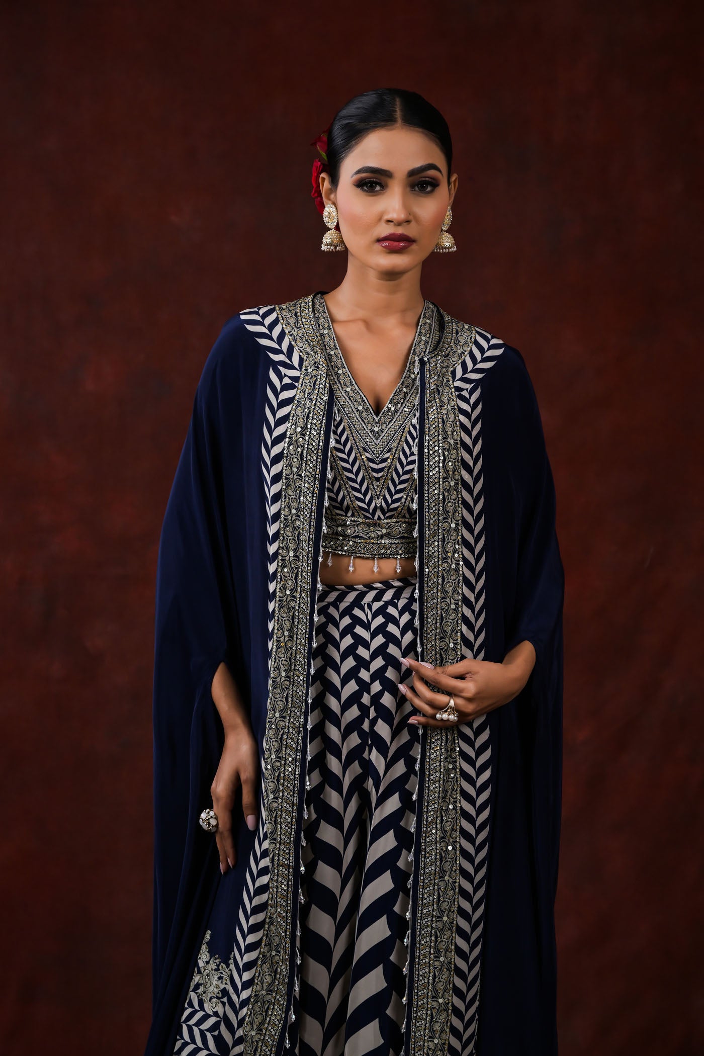 Noor-e-Zar Cape Co-Ord Set