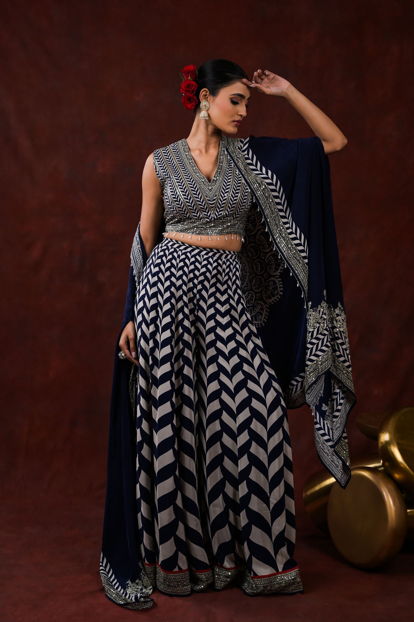 Noor-e-Zar Cape Co-Ord Set