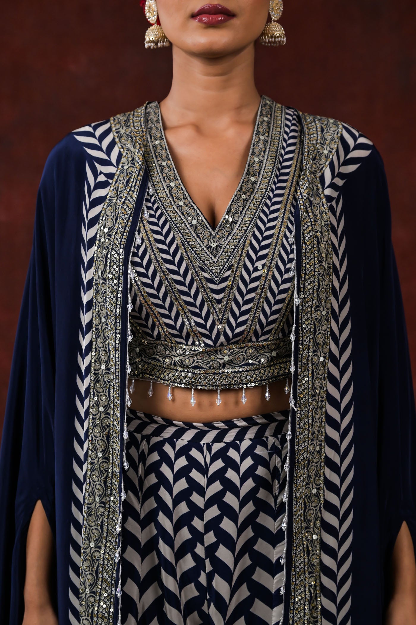 Noor-e-Zar Cape Co-Ord Set