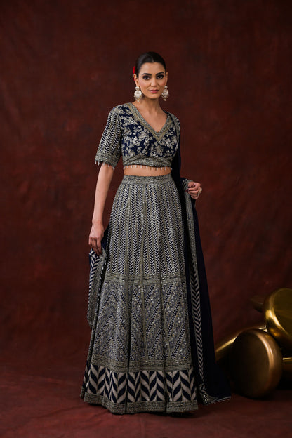 Noor-e-Zar Lehenga Set