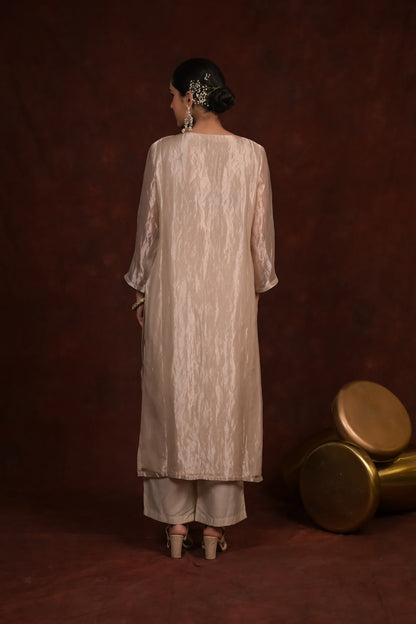Champagne Bloom Tissue Co-Ord Set