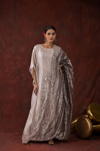 Silver Whisper One-Piece Dress