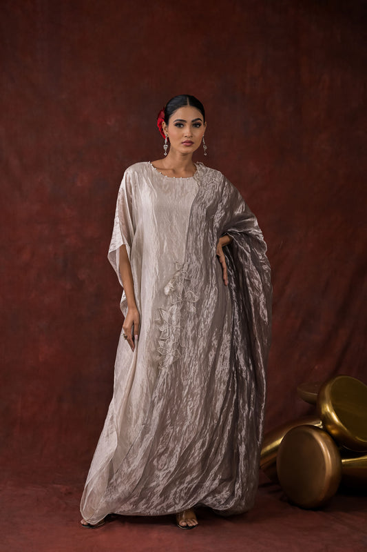 Silver Whisper One-Piece Dress