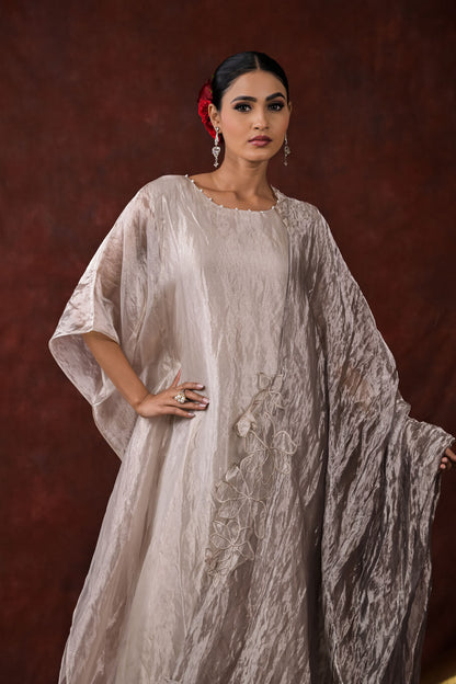 Silver Whisper One-Piece Dress