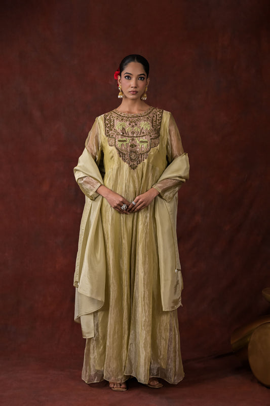 Zarafshan Heirloom Anarkali  Kurta Set