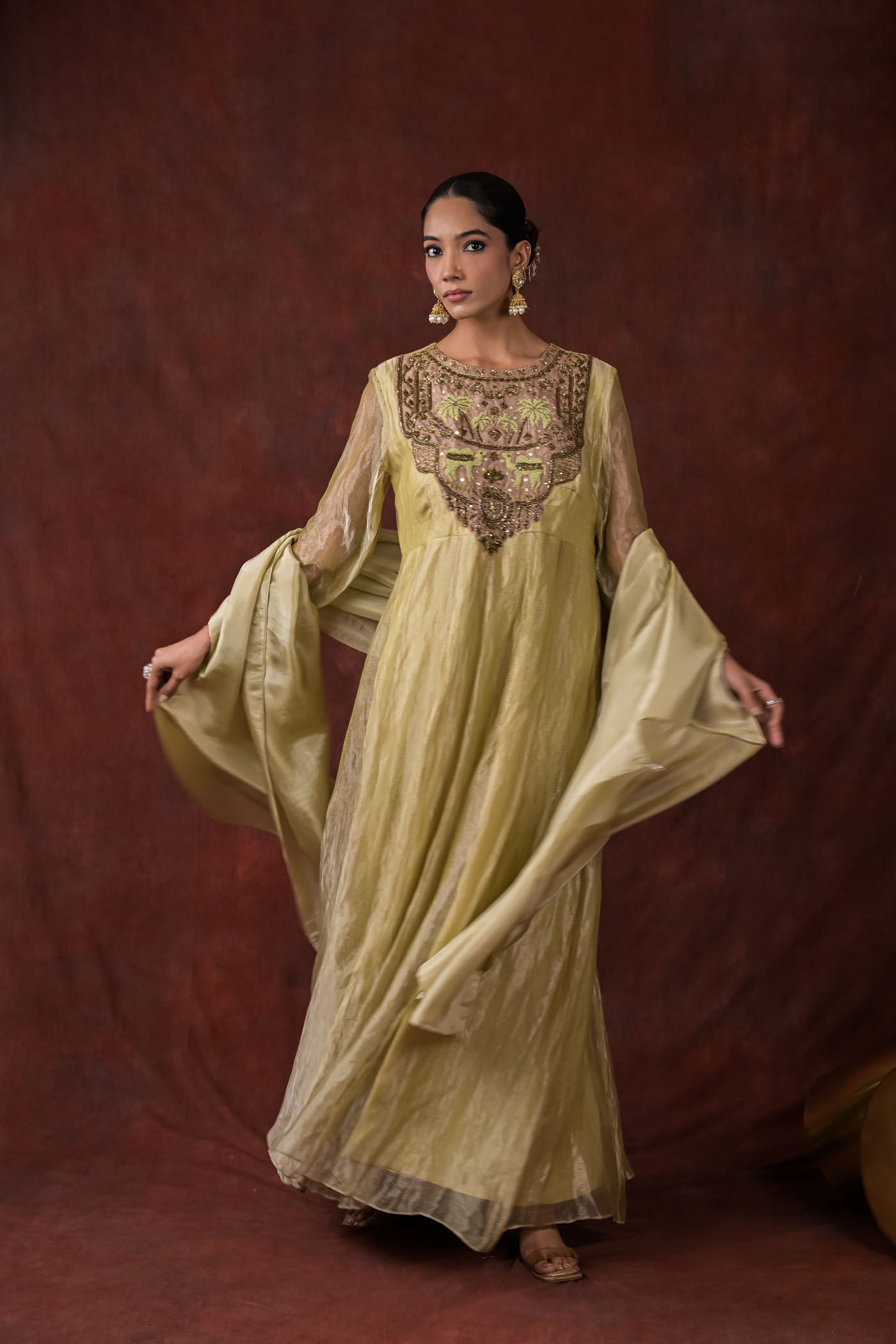 Zarafshan Heirloom Anarkali  Kurta Set