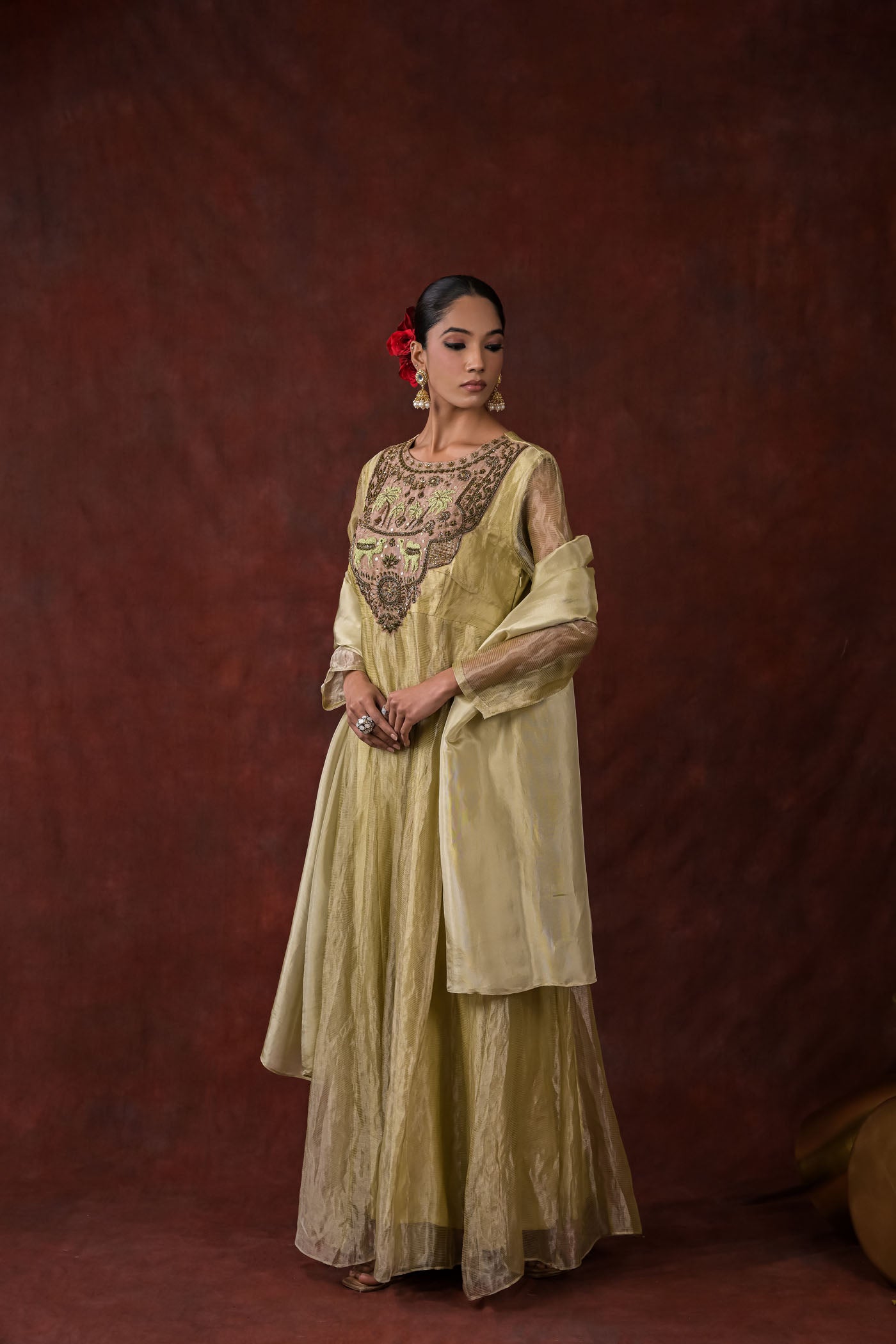 Zarafshan Heirloom Anarkali  Kurta Set