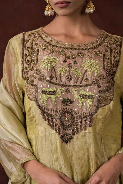 Zarafshan Heirloom Anarkali  Kurta Set