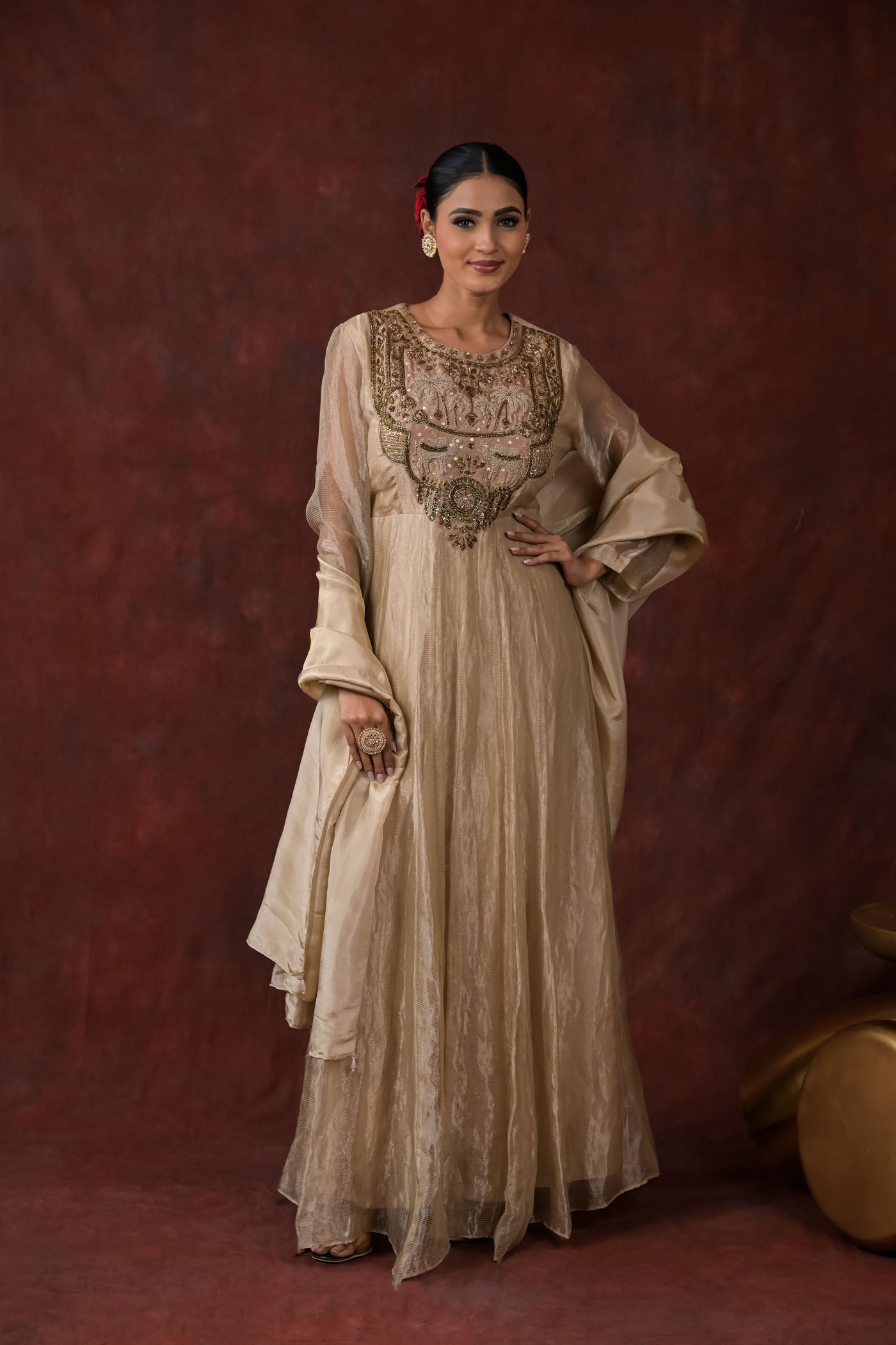 Zarafshan Heirloom Anarkali  Kurta Set
