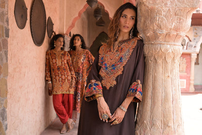 Deep Chocolate Kurta & Trousers