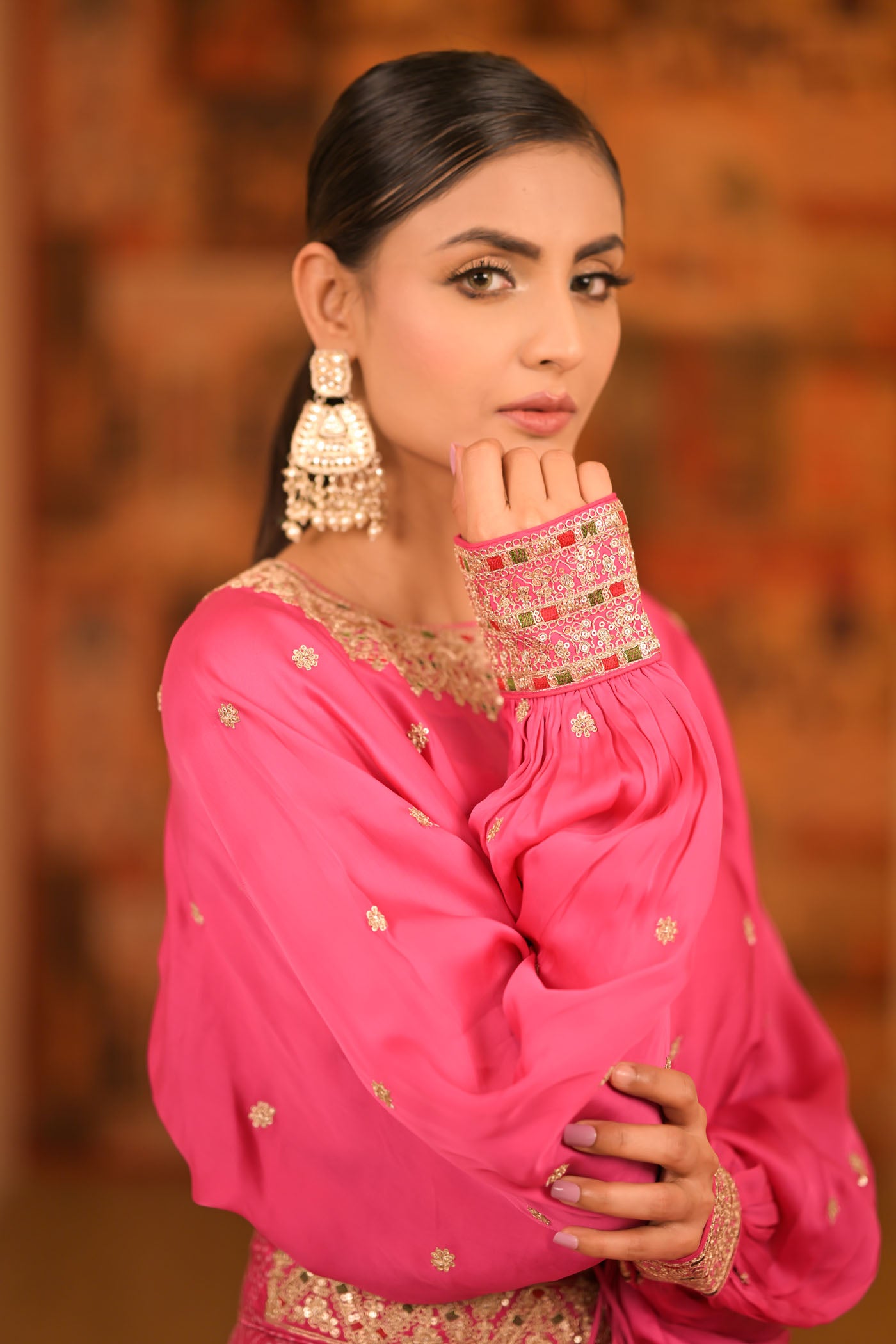 Rani Pink Top & Skirt Set