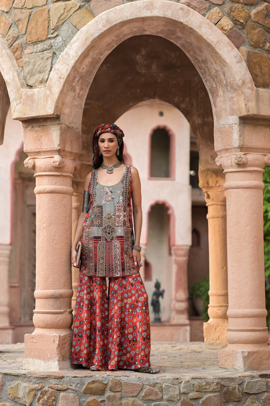 Tribal Mosaic Kurta Set