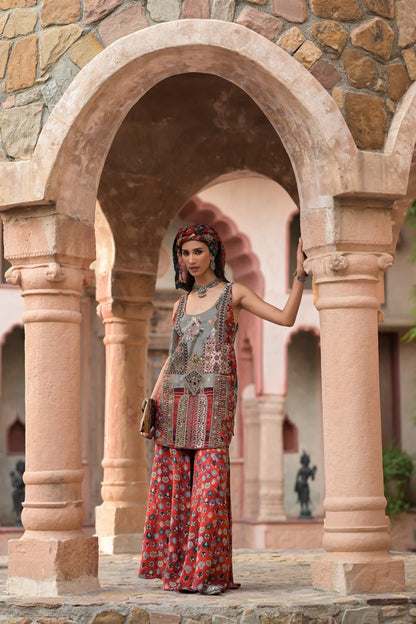 Tribal Mosaic Kurta Set