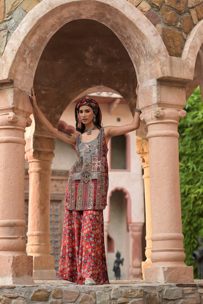 Tribal Mosaic Kurta Set