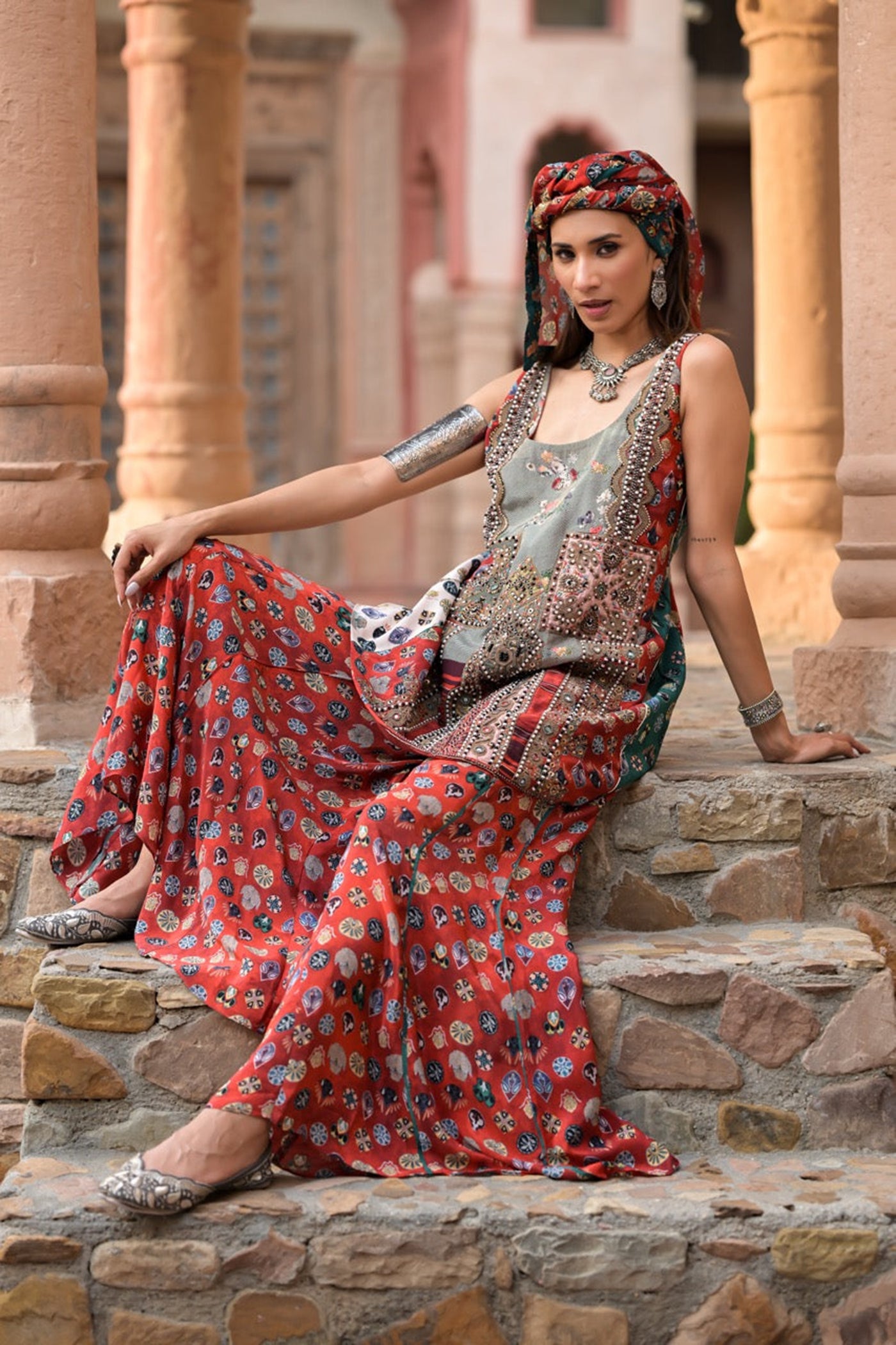 Tribal Mosaic Kurta Set