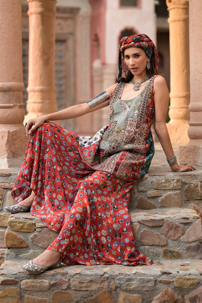 Tribal Mosaic Kurta Set