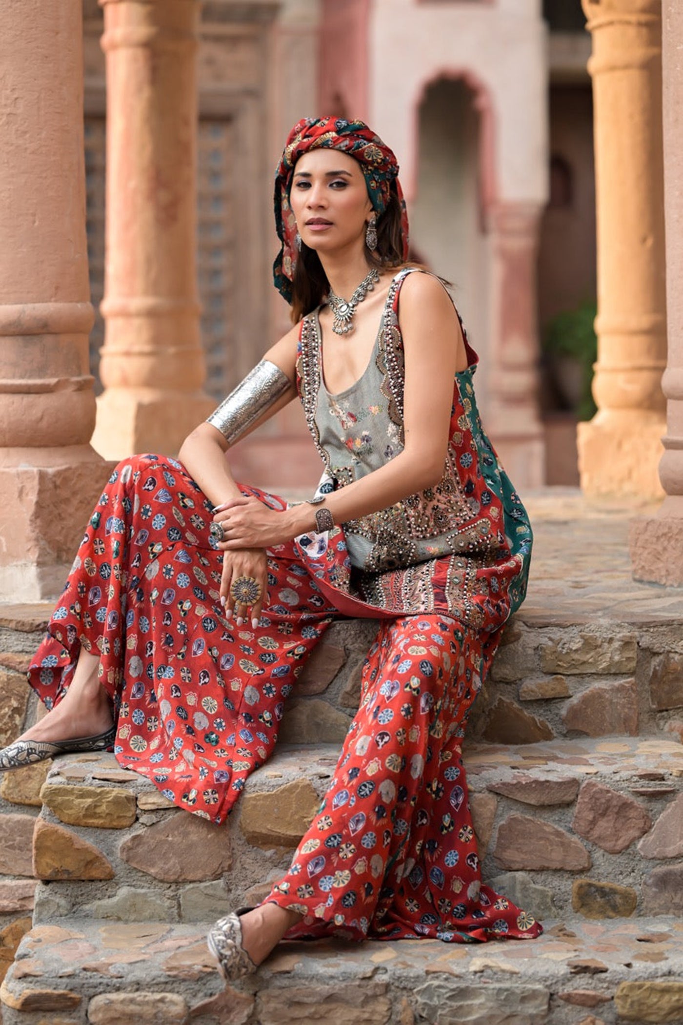 Tribal Mosaic Kurta Set