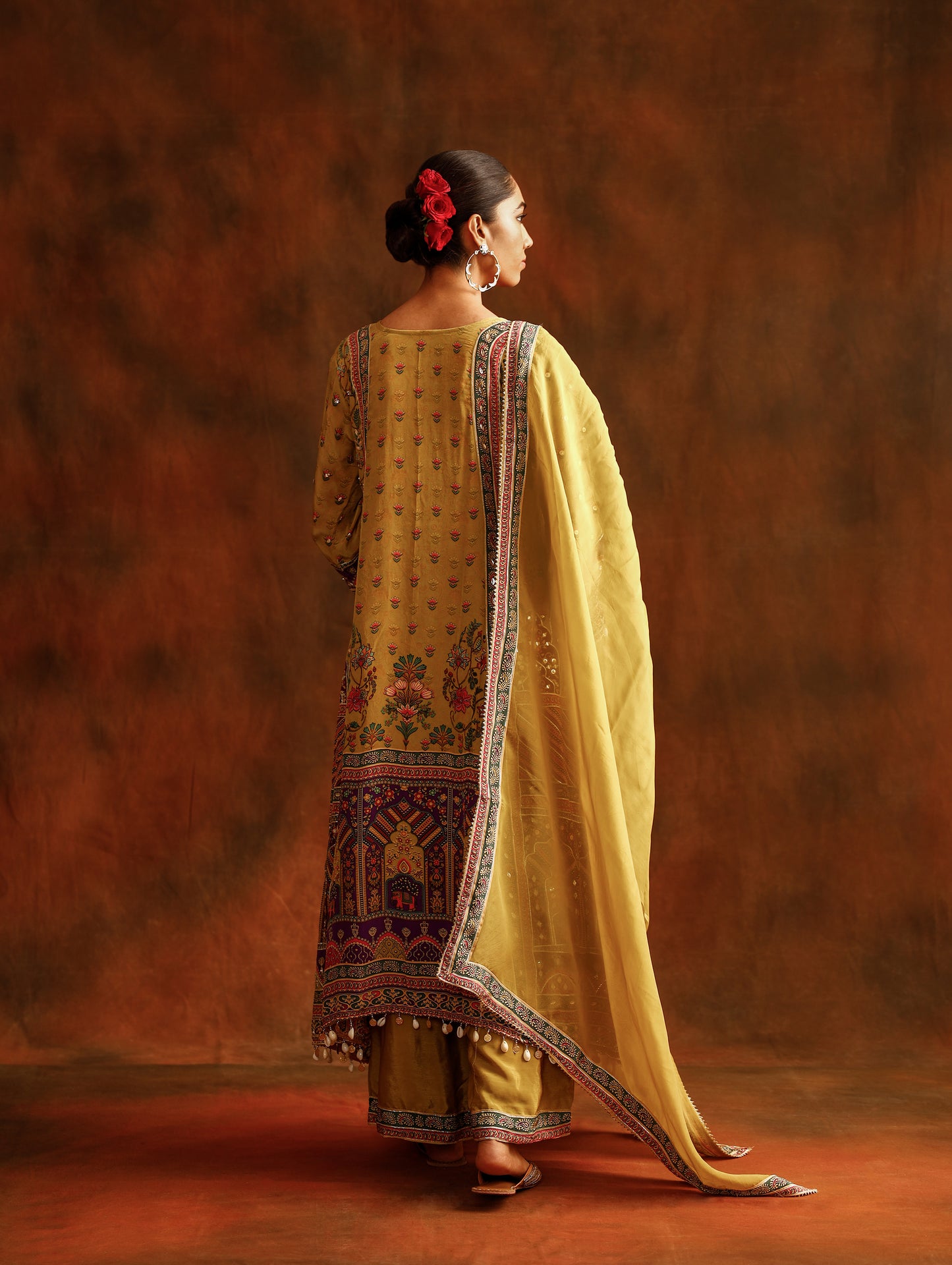 Lime Sharara Set