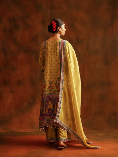 Lime Sharara Set