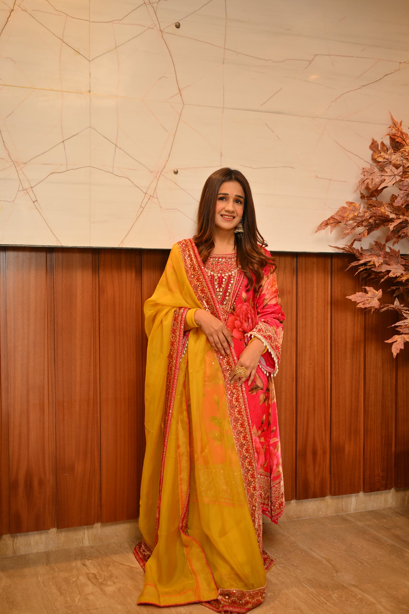 Sonam Kapoor In Sunset Bloom Festive Kurta Set