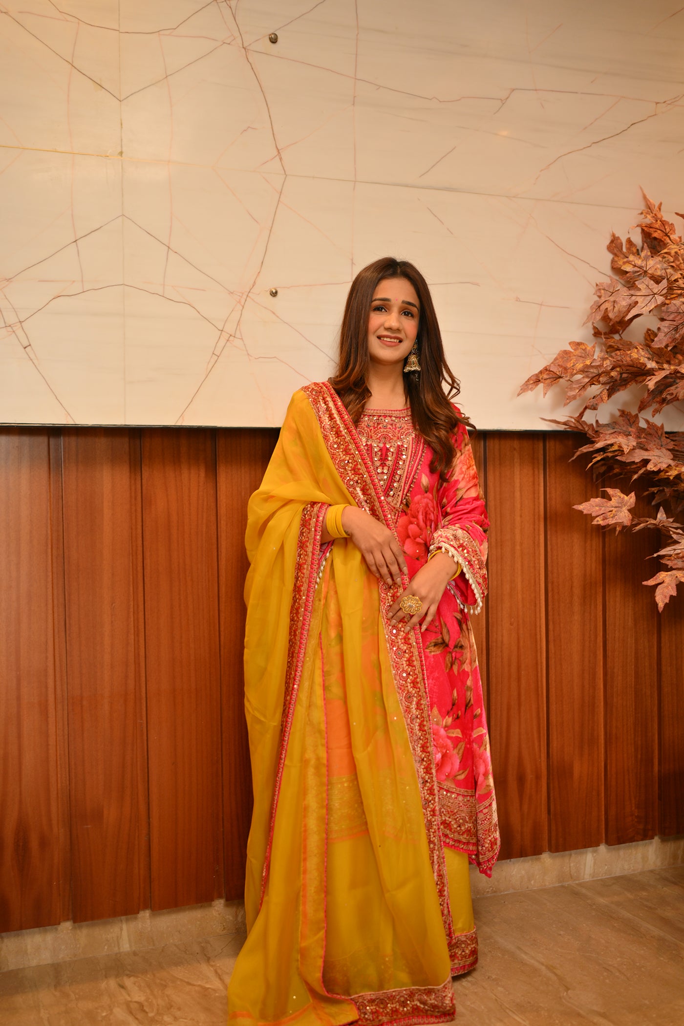 Sonam Kapoor In Sunset Bloom Festive Kurta Set