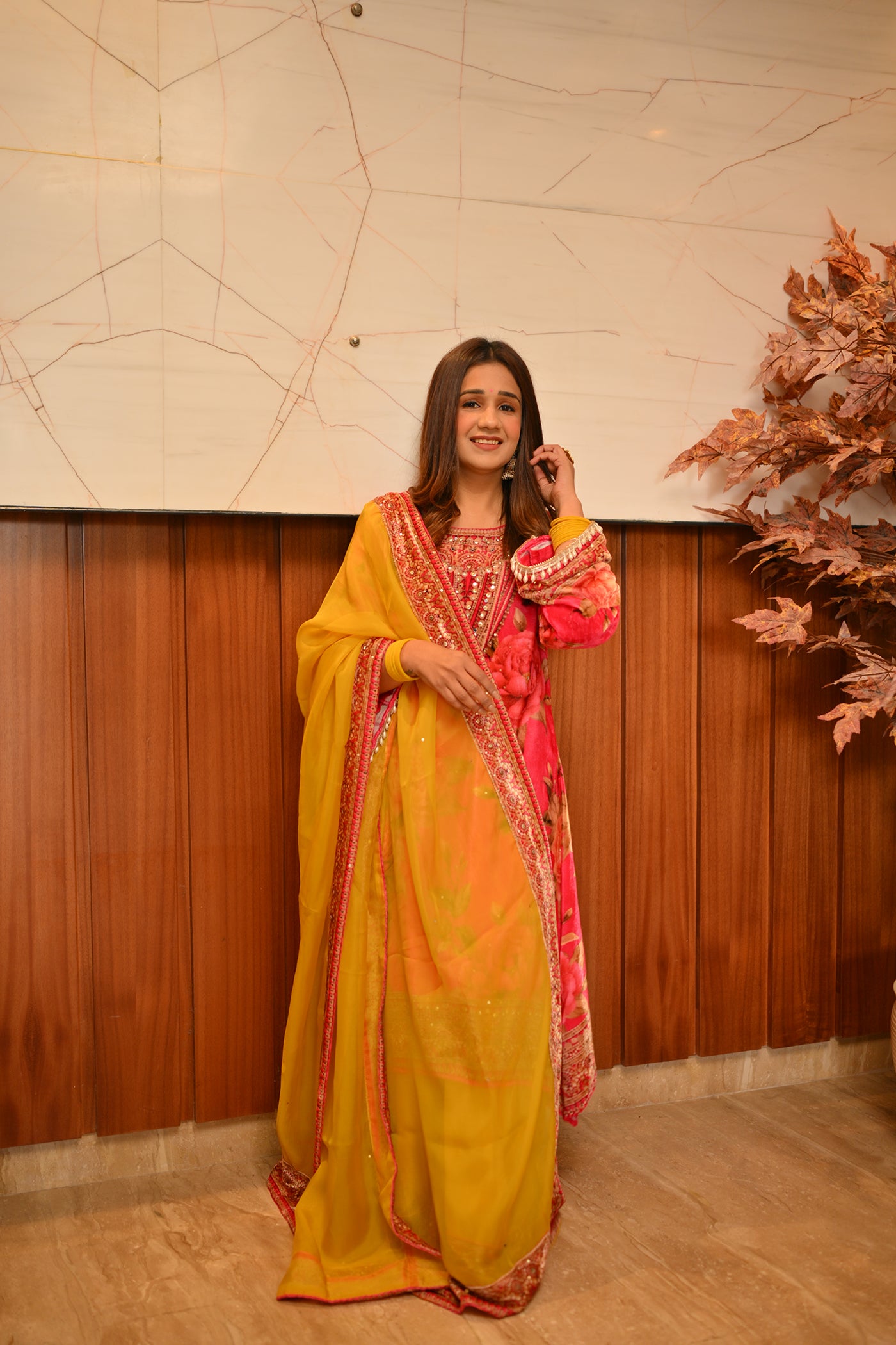 Sonam Kapoor In Sunset Bloom Festive Kurta Set