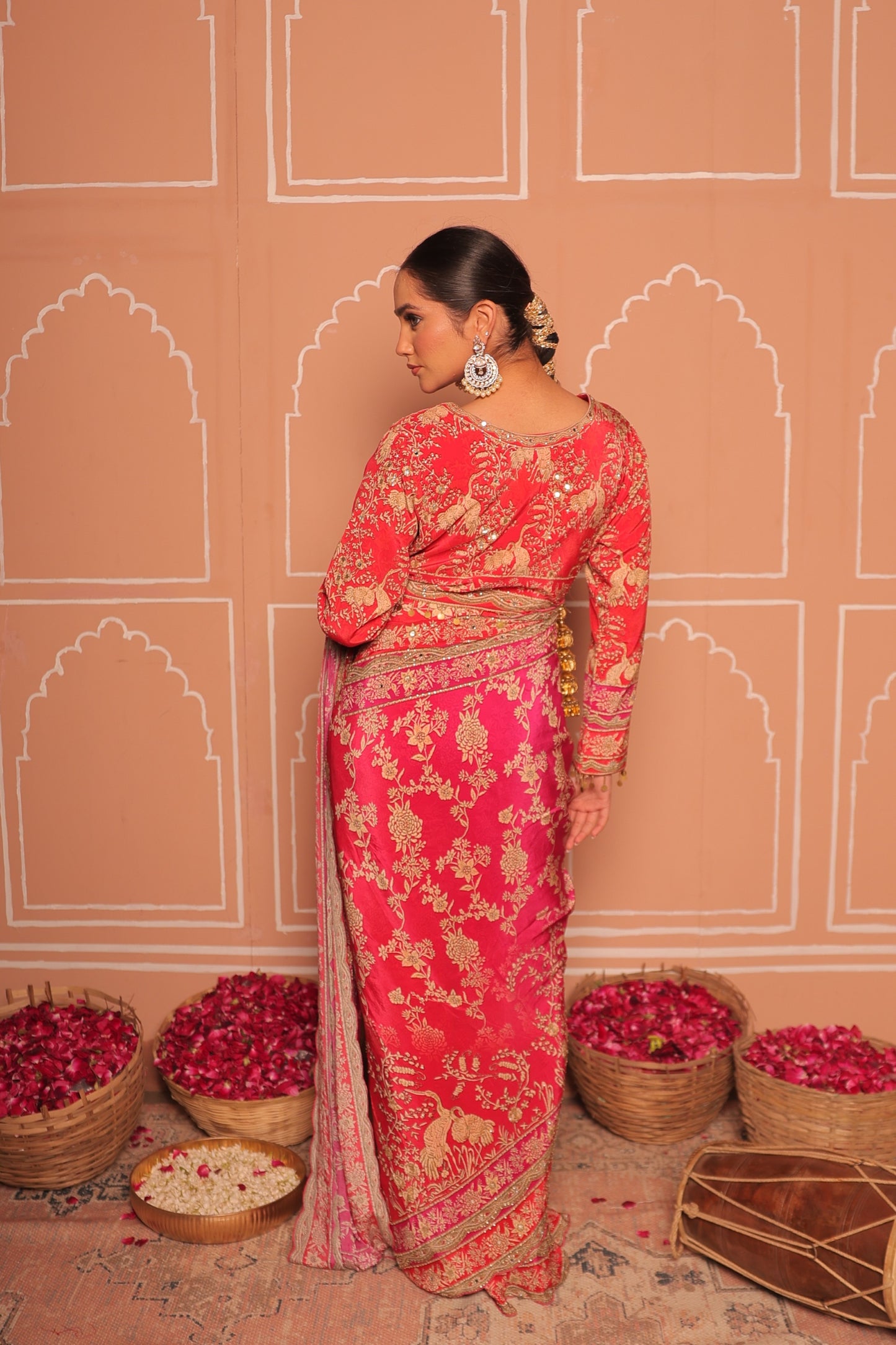 Royal Peacock Saree