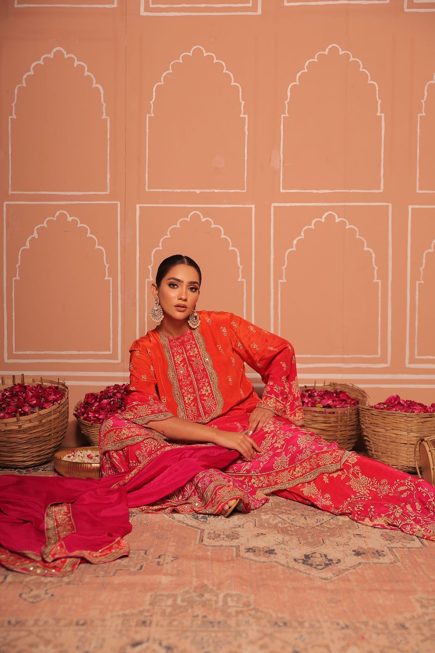 Royal Peacock A-Line Kurta Set