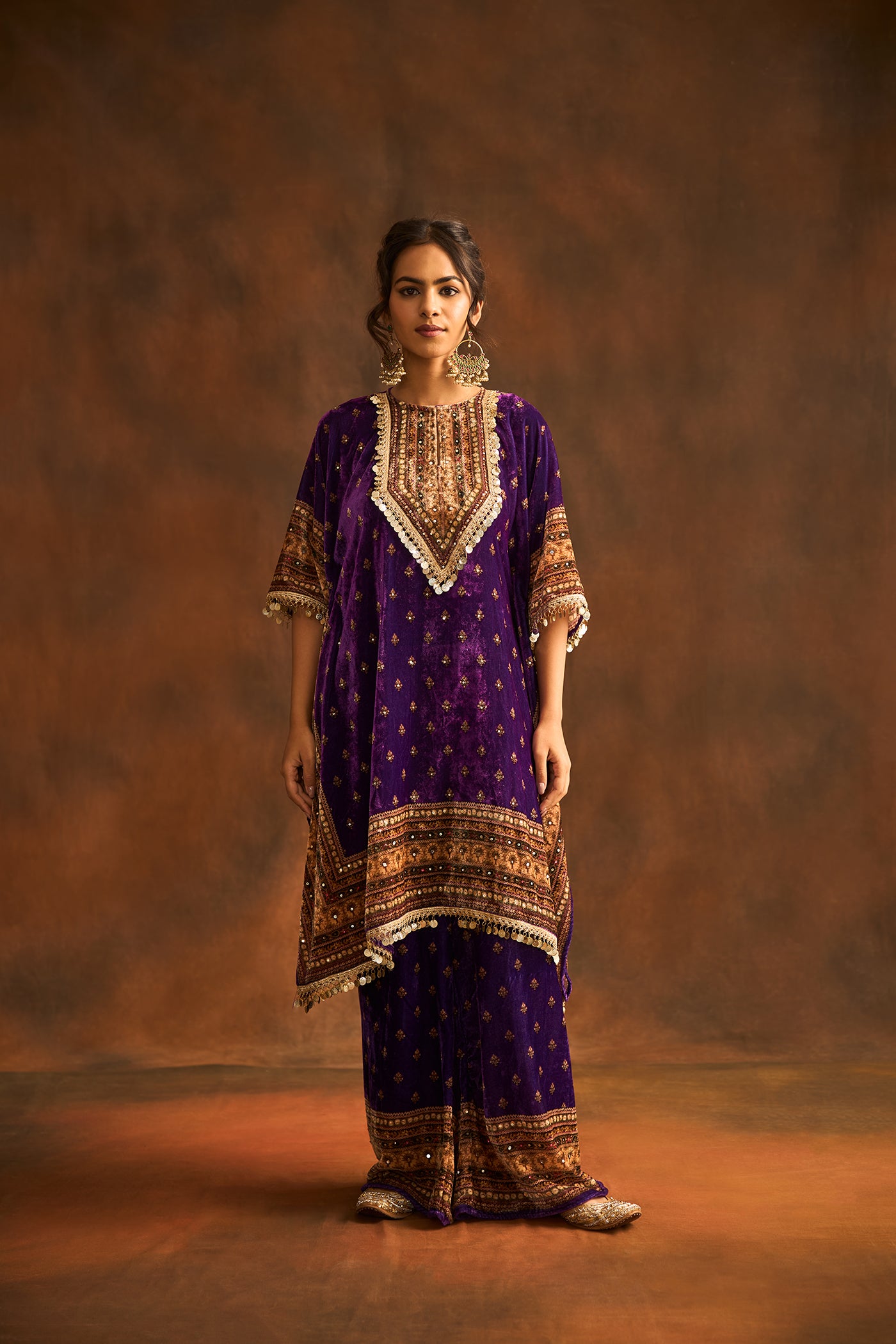 Sitara Purple  Kurta Set